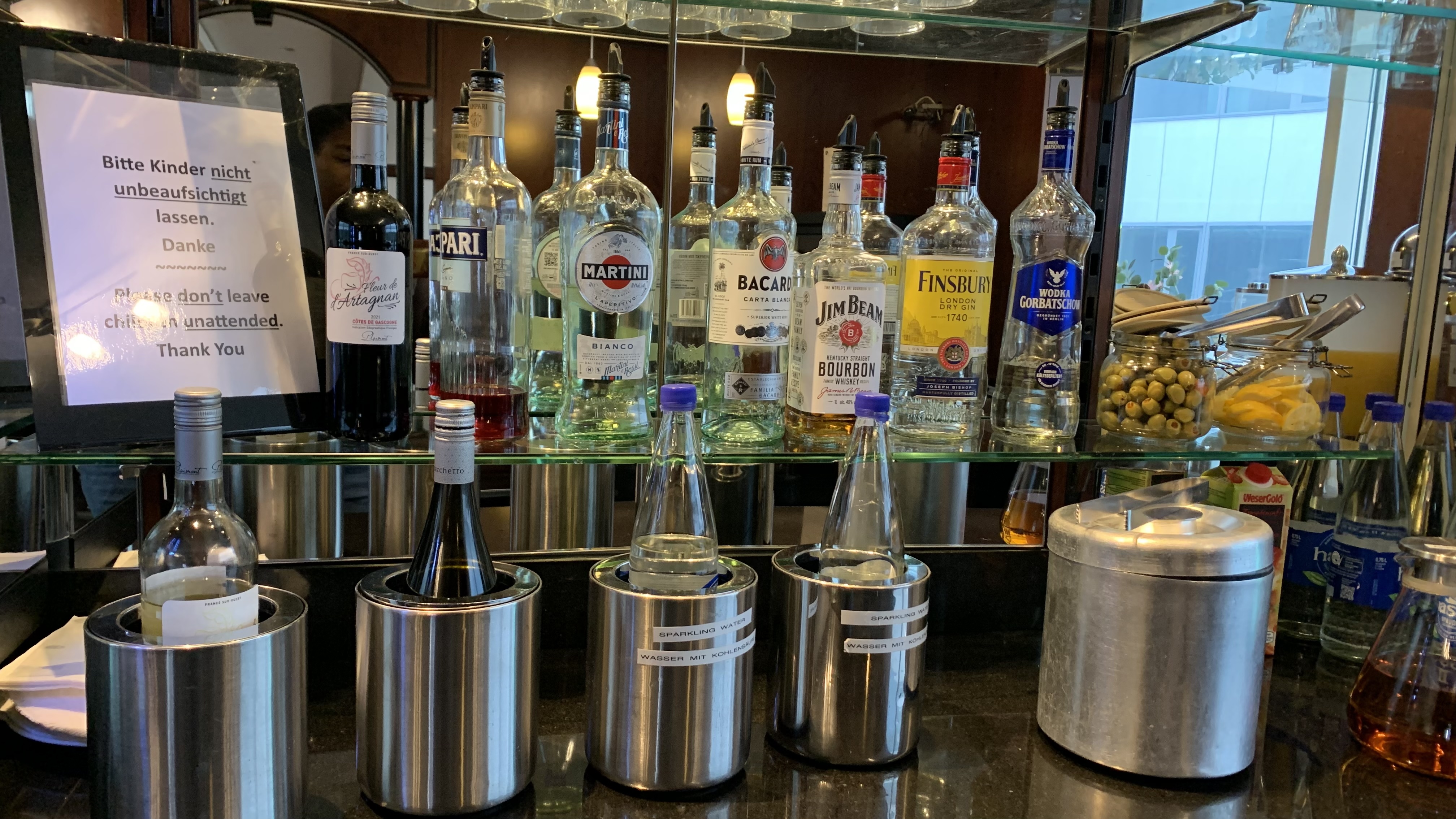 Premium alcoholic beverage selection